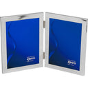 Kenro Symphony Elegant Frame DOUBLE 5"x7" - Silver - Jacobs Digital