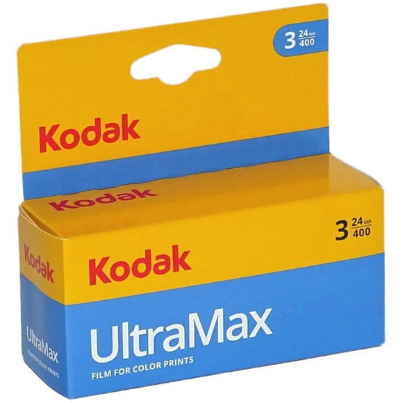 Kodak Film Ultra Max 400 3PK 24exp 35mm - Jacobs Digital
