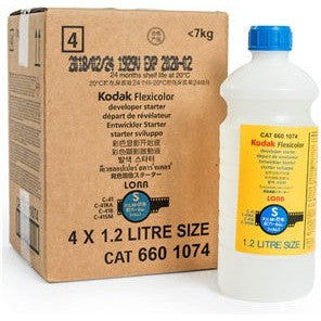 Kodak Flexicolour Developer Starter 1.2 litre (Box of 4) - Jacobs Digital