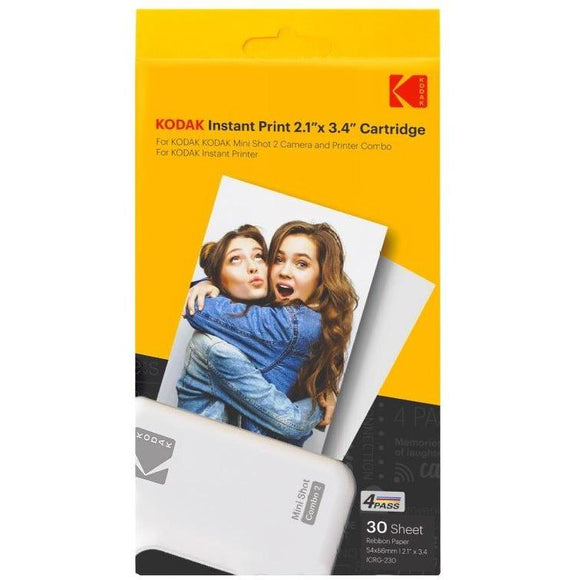 Kodak Instant 2.1x3.4 Cartridge 30 Sheets - 2 Retro - Due in August - Backorder Now - Jacobs Digital