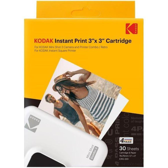 Kodak Instant 3X3 Cartridge 30 Sheets - 3 Retro - Due in August - Backorder Now - Jacobs Digital