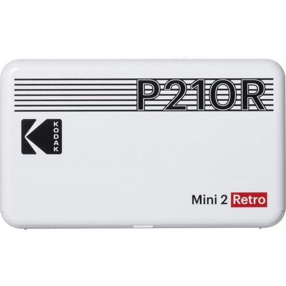 Kodak Instant Printer Mini 2 Retro - White - Due in August - Backorder Now - Jacobs Digital