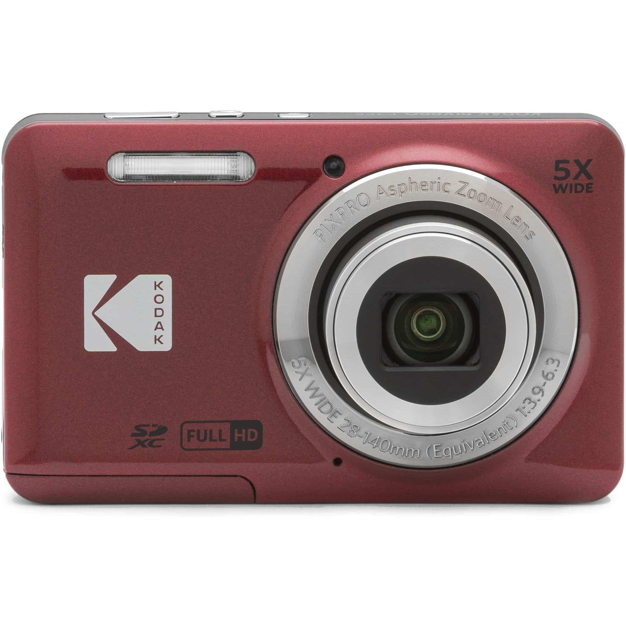 Kodak PIXPRO FZ55 Digital Zoom Camera Red Jacobs Digital