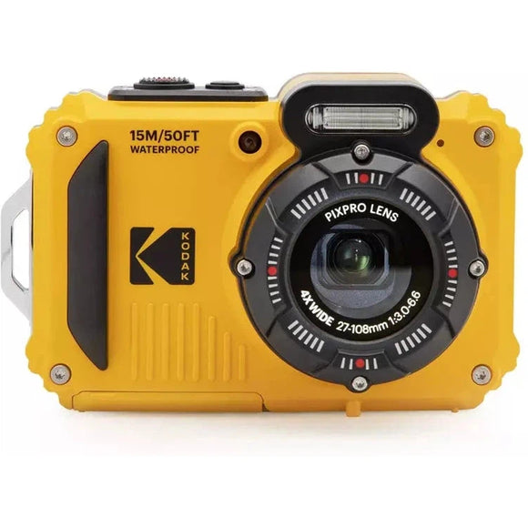 Kodak PIXPRO WPZ2 Waterproof Digital Camera - Yellow - Jacobs Digital