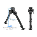 Leapers UTG Big Bore Full Stability Bipod 9-14" - Jacobs Digital