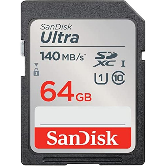 Sandisk Ultra Sdhc 64gb Up To 140mb/s Sd Card Class 10