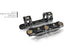 Magne-Tech 34x38.5mm 3x Magnetic Ring Mount & Receiver Part A+B Complete Set