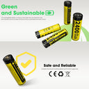 Nitecore Li-ion Rechargeable Usb-c Aa Battery 2400mah 1.5v 4pk