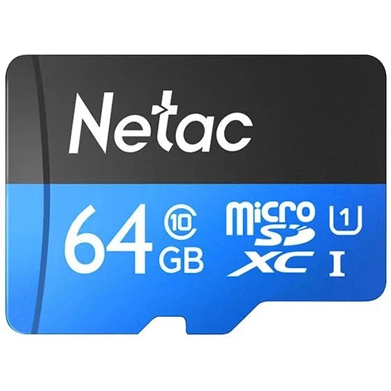 Netac P500 Standard 64GB U1 microSDXC Card with SD Adapter-Jacobs Digital