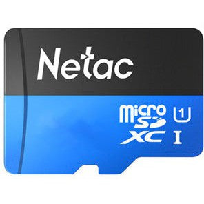 Netac P500 microSDXC UHS-I Card with Adapter 128GB - Jacobs Digital