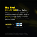 Nitecore 18650 Rechargeable Battery 3.6v 5a 4000mah-Jacobs Digital