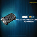 Nitecore 600 Lumen Usb-c Rechargeable Keychain Flashlight Black-Jacobs Digital