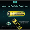 Nitecore Li-ion Rechargeable 18650 Battery 3600mah 3.6v - Jacobs Digital
