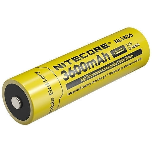 Nitecore Li-ion Rechargeable 18650 Battery 3600mah 3.6v - Jacobs Digital