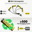 Nitecore Li-ion Rechargeable Aa Battery 2400mah 1.5v 4 Pack Kit - Jacobs Digital