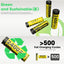 Nitecore Li-ion Rechargeable Aa Battery 2400mah 1.5v 4 Pack Kit - Jacobs Digital