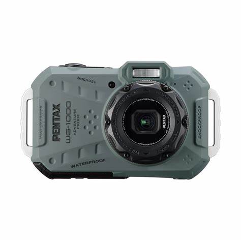 Ricoh PENTAX WG-1000 Digital Camera (Olive) - Jacobs Digital