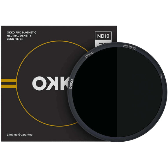 OKKO Pro MAGNETIC 52mm ND10 Stop Filter - Jacobs Digital