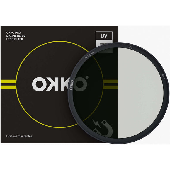 OKKO Pro MAGNETIC 77mm UV Filter - Jacobs Digital