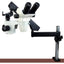 Omax 2x-45x Zoom Binocular Stereo Microscope w/Articulating Arm Stand & 0.5x Barlow Lens-Jacobs Digital