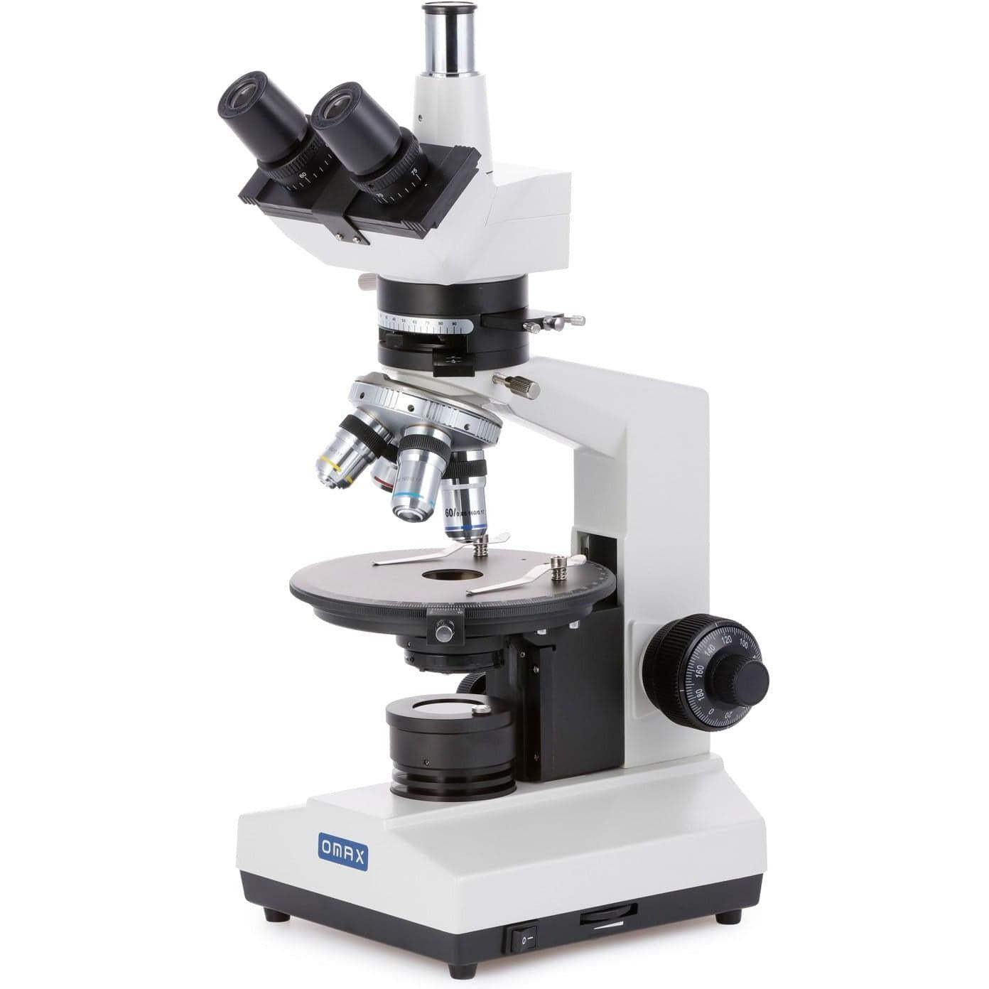 Omax 40X600X M837PL Series Trinocular Polarizing Microscope Jacobs