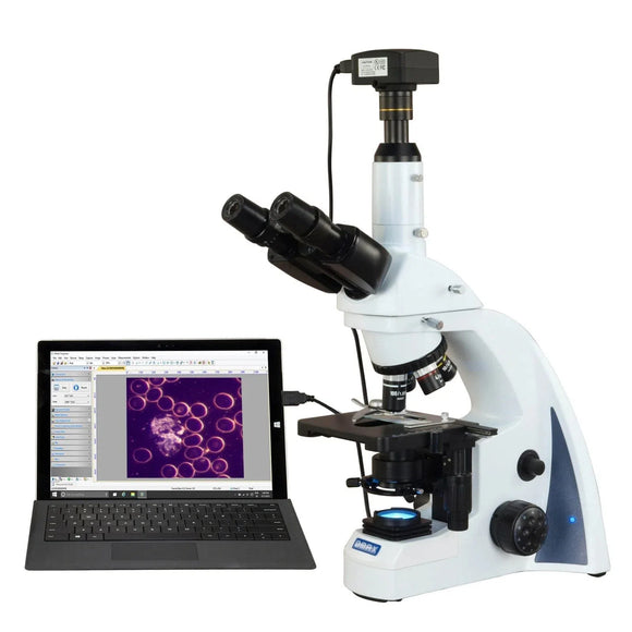 Omax 40x-2000x Infinity Darkfield Trinocular Microscope w/ 10mp Camera - Jacobs Digital