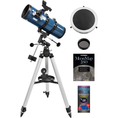 Orion StarBlast II 4.5 EQ Reflector Sun and Moon Kit-Jacobs Digital