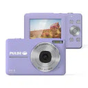 PULSE 16X Digital Zoom Compact Camera - Purple - Includes 32gb Memory Card - Out of Stock - Backorder Now - Jacobs Digital