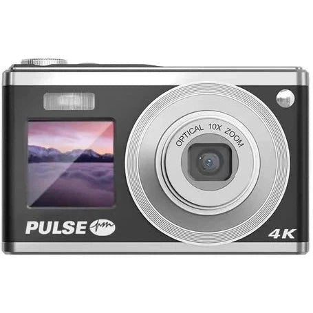 PULSE 10X Optical Zoom Compact Camera - Black - Jacobs Digital