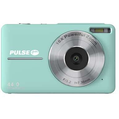 PULSE 16X Digi Zoom Compact Camera - Green - Includes 32gb Memory Card - Jacobs Digital