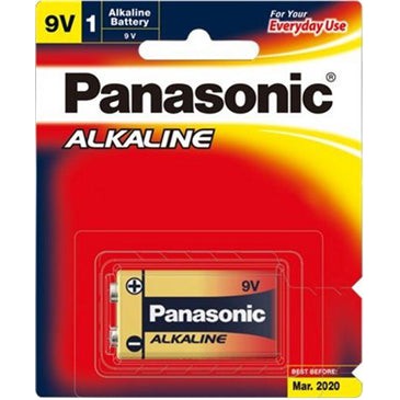 Panasonic 9V Alkaline Battery 1 Pack-Jacobs Digital