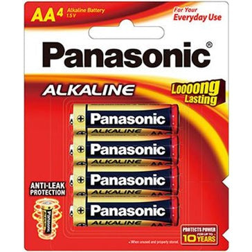 Panasonic AA Alkaline Battery 4 Pack-Jacobs Digital