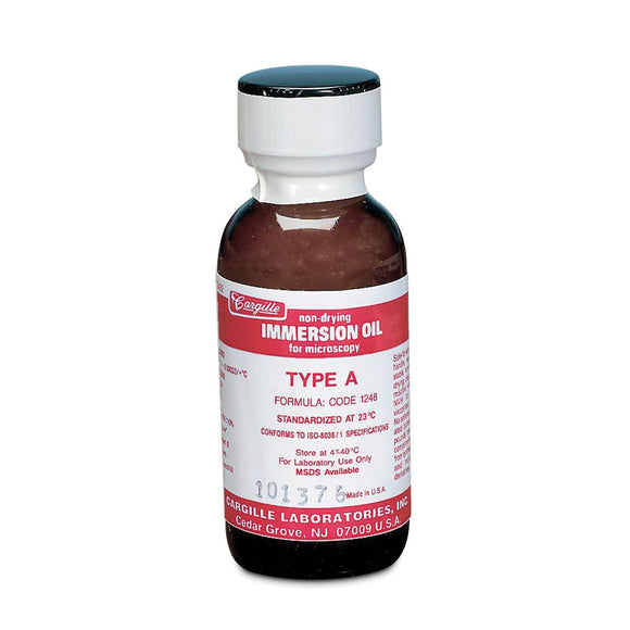 Cargille Type A Immersion Oil 1fl.oz. - Jacobs Digital