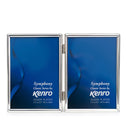 Kenro Symphony Classic Frame DOUBLE 2.5"x3.5" - Silver