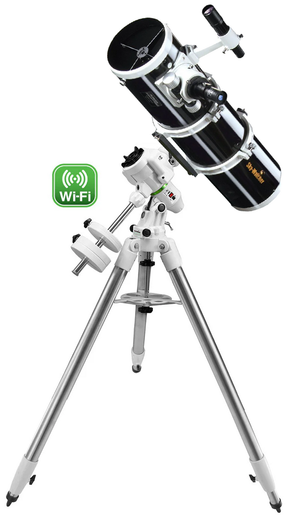 Skywatcher Black Diamond Photo 150 on EQ-AL55i Pro Reflector Telescope with Tripod Kit - Jacobs Digital