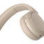 Sony WHCH520B Mid-Range Bluetooth Headphones Beige-Jacobs Digital