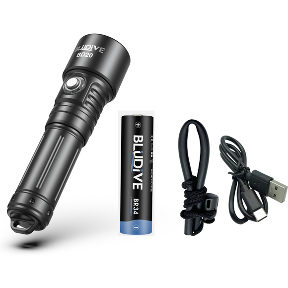 Speras BD20 Bludive 1200lm Diving Flashlight - Jacobs Digital