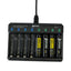 SPERAS NL8 USB Battery Charger + AA Battery 4 Pack Combo