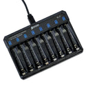SPERAS NL8 USB Battery Charger (8 Slot) LED Indicator