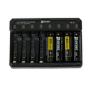 SPERAS NL8 USB Battery Charger + AA Battery 4 Pack Combo