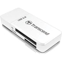 Transcend RDF5 USB 3.1 Gen 1 SDHC/SDXC / microSDHC/SDXC Memory Card Reader (White) - Jacobs Digital