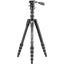 Vanguard VEO3T235CP Compact Carbon Fiber Travel Tripod with Pan Head-Jacobs Digital