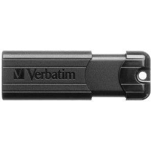 Verbatim Store n go Pinstripe USB 3.0 64GB Drive (Black)-Jacobs Digital