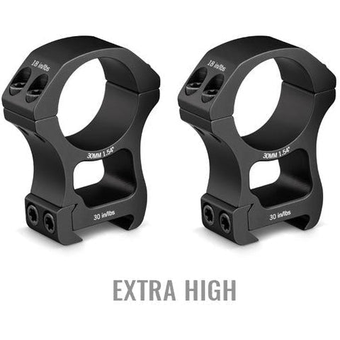 Vortex Pro Series 30 MM Rings Extra High - Jacobs Digital