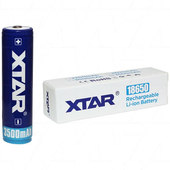 XTAR 18650 Rechargeable Battery - 3600mAh 1PK - Jacobs Digital
