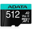 ADATA Premier Pro microSDXC UHS-I U3 A2 V30 Card with Adapter 512GB
