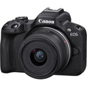 Canon EOS R50 Mirrorless Camera with 18-45mm + 55-210mm Kit