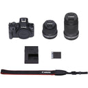 Canon EOS R50 Mirrorless Camera with 18-45mm + 55-210mm Kit