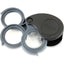 Carson TriView 5x/10x/15x Folding Loupe with Built-In Case Magnifier