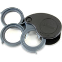 Carson TriView 5x/10x/15x Folding Loupe with Built-In Case Magnifier